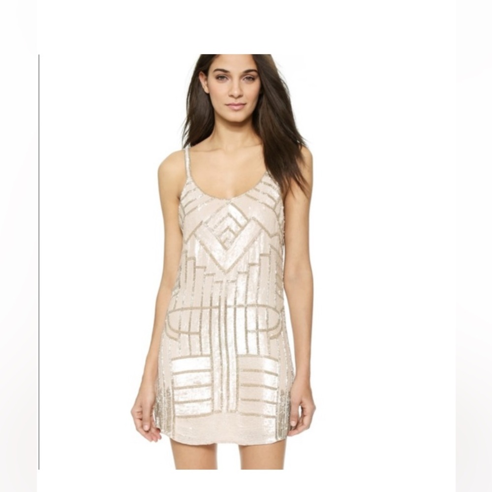 Stunning Parker sequin and beaded dress